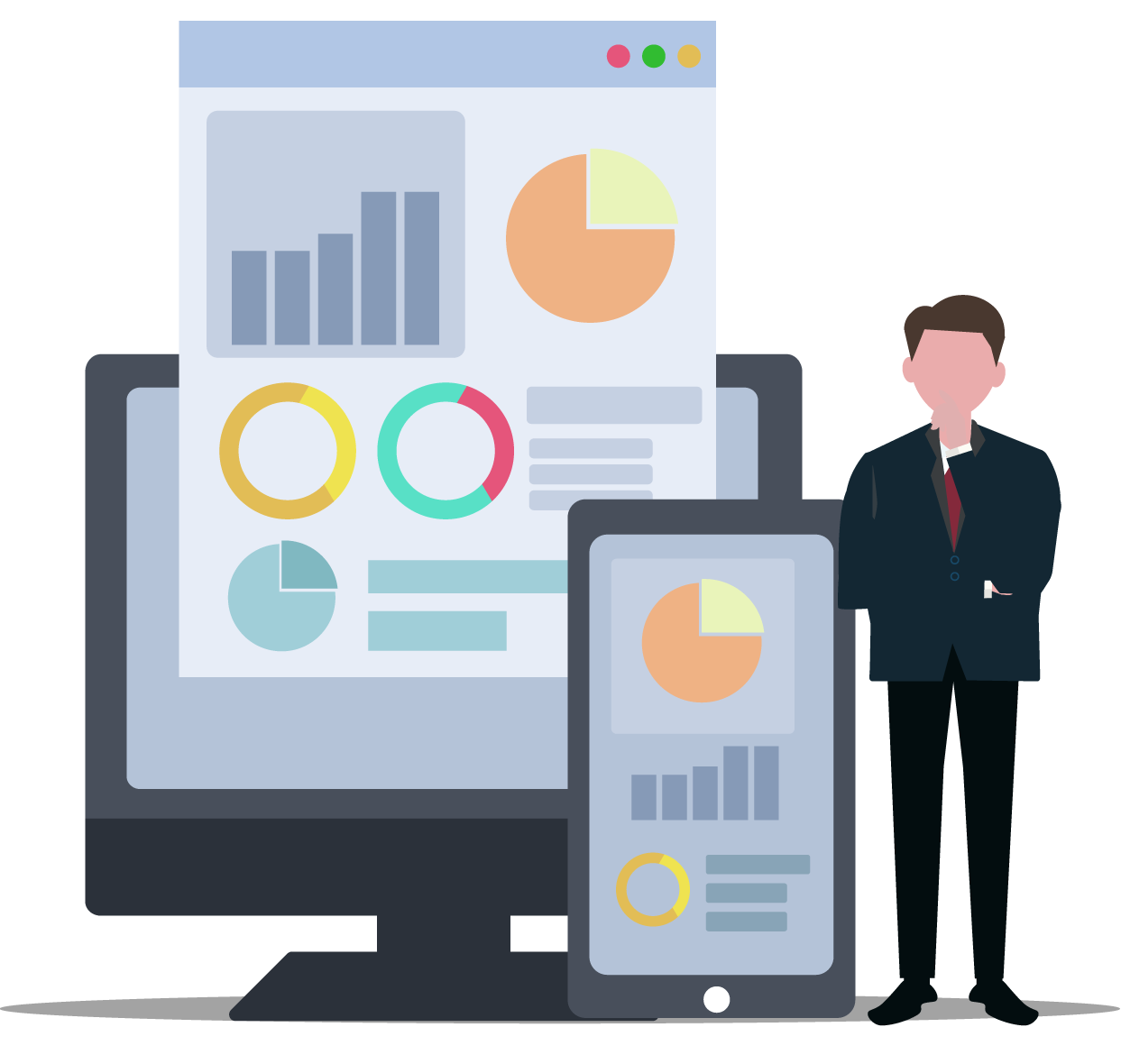 データのイラスト